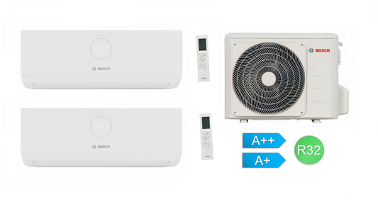 Klimatyzacja Multi-Split Bosch j. zewnętrzna Climate 5000 MS 27 OUE + CL3000IU W 35 E + CL3000IU W 53 E