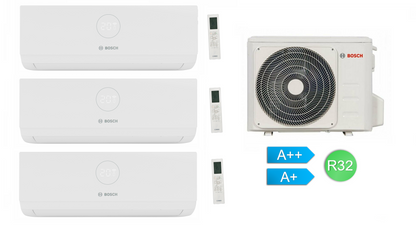 Klimatyzacja Multi-Split Bosch j. zewnętrzna Climate 5000 MS 27 OUE + CL3000IU W 26 E + 2x CL3000IU W 35 E