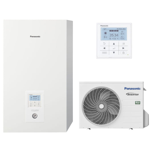 Pompa ciepła Panasonic AQUAREA High Performance 3 kW KIT-WC03J3E5 = WH-UD03JE5 + WH-SDC0305J3E5